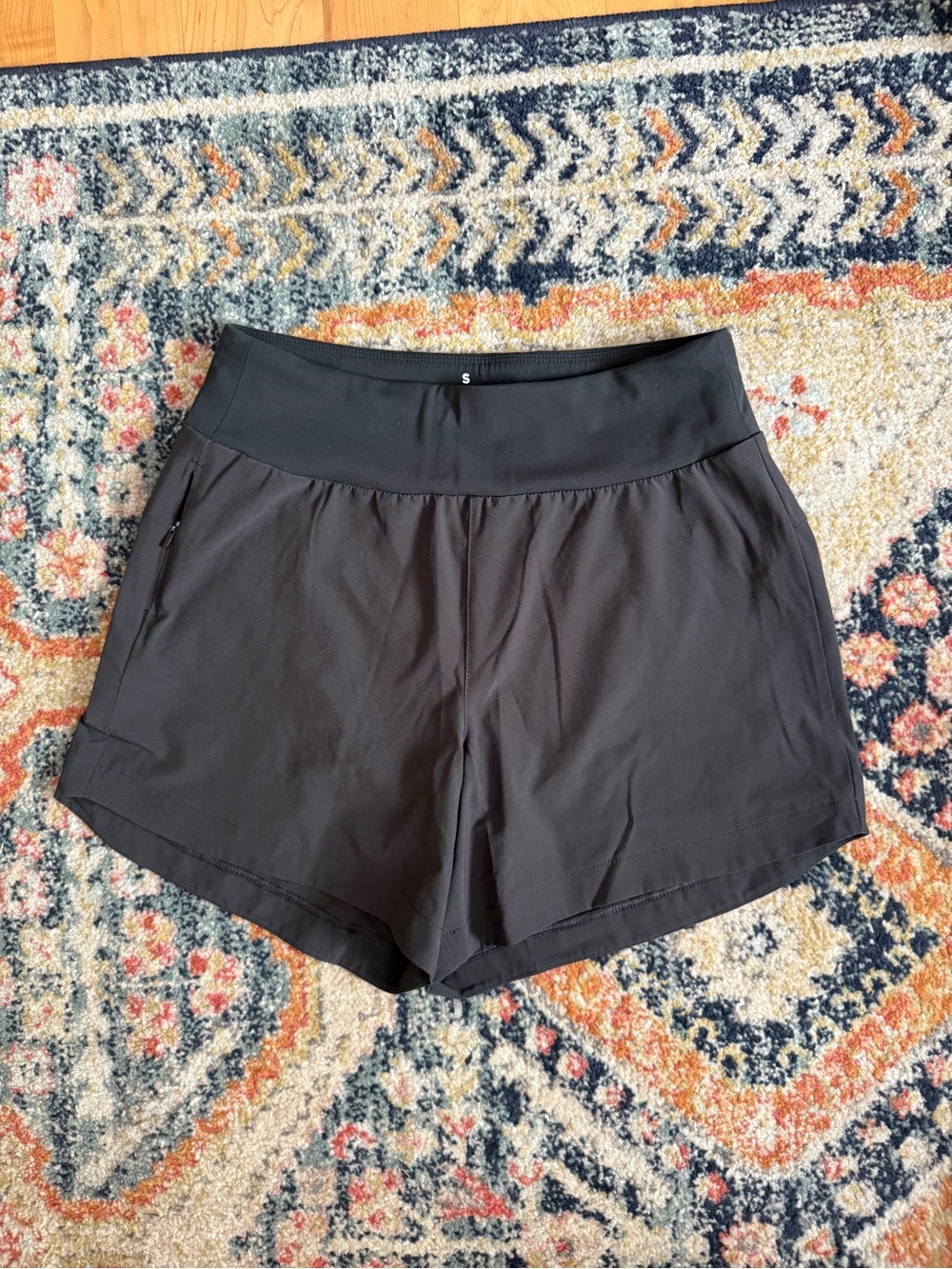 Women’s Black Athletic Shorts - High Waist Performance